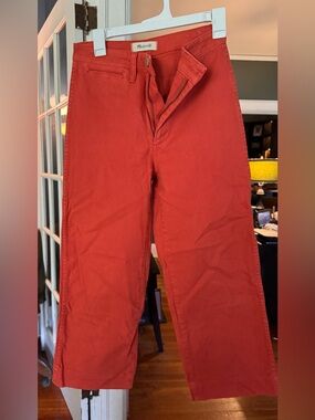 Madewell Women’s Slim Emmett wide leg crop